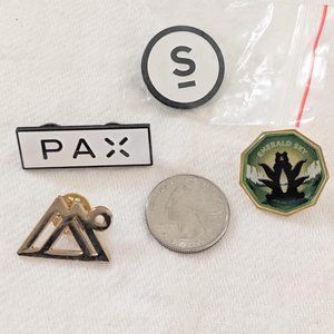 Lot of California Cannabis Brand Enamel Pins